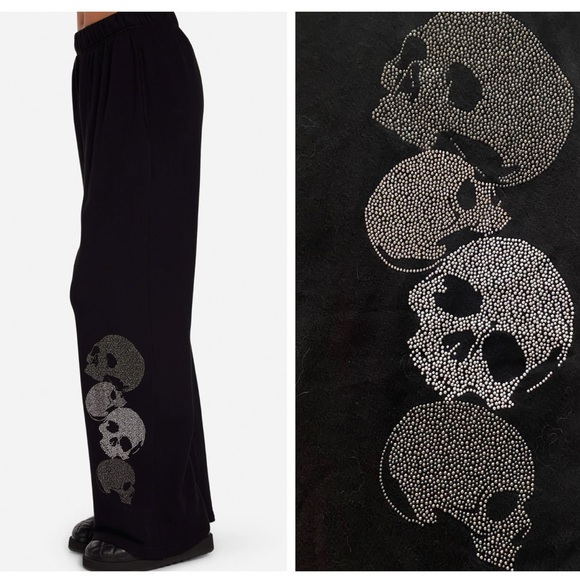 Lauren Moshi Pants - NEW LAUREN MOSHI JUVIA STUD SKULLS